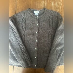 Talbots light Brown Knit Sweater